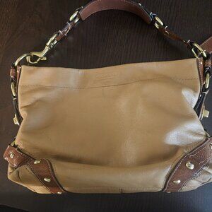 Tan Coach Carly Handbag